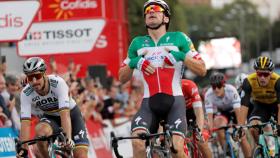 Viviani gana al sprint en Madrid.