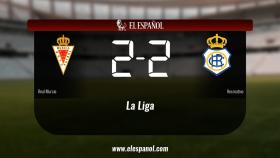 El Recreativo saca un punto al Real Murcia a domicilio 2-2