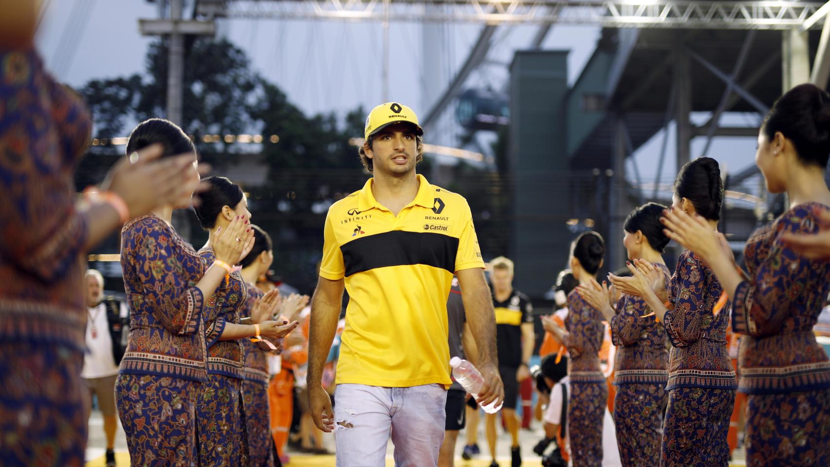 Carlos Sainz en el GP de Singapur