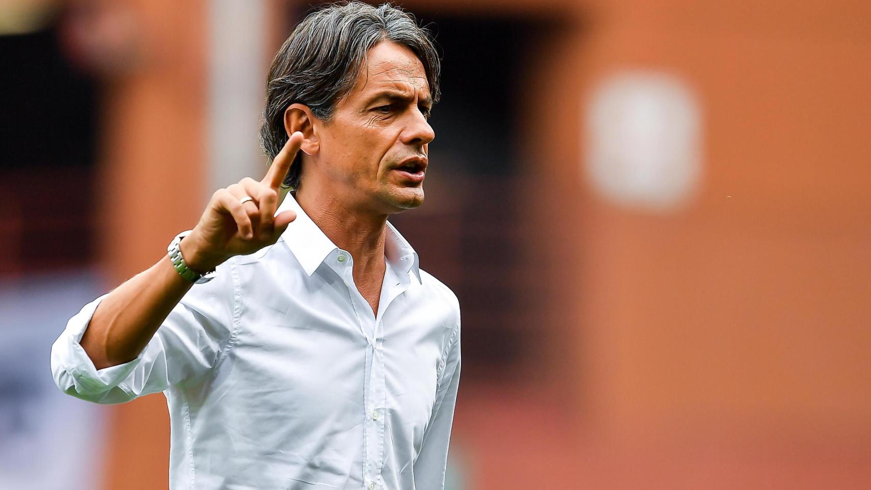 Inzaghi en el Genoa-Bologna