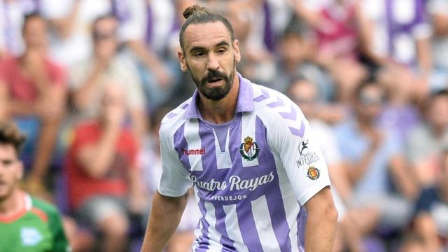 Borja Fernández, en un partido del Valladolid