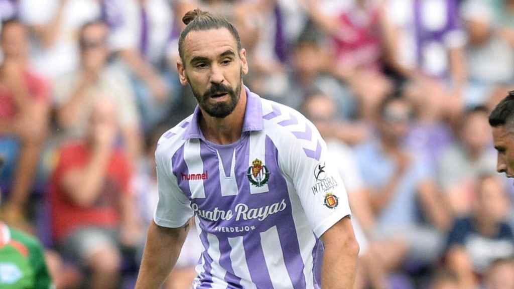 Borja Fernández, en un partido del Valladolid