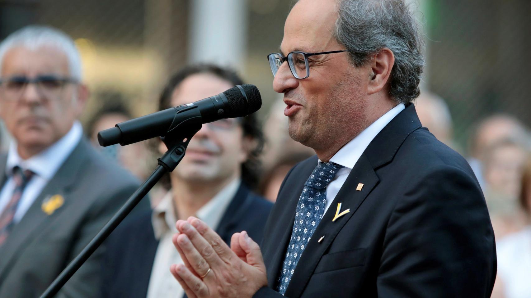 Quim Torra, presidenta de la Generalitat.