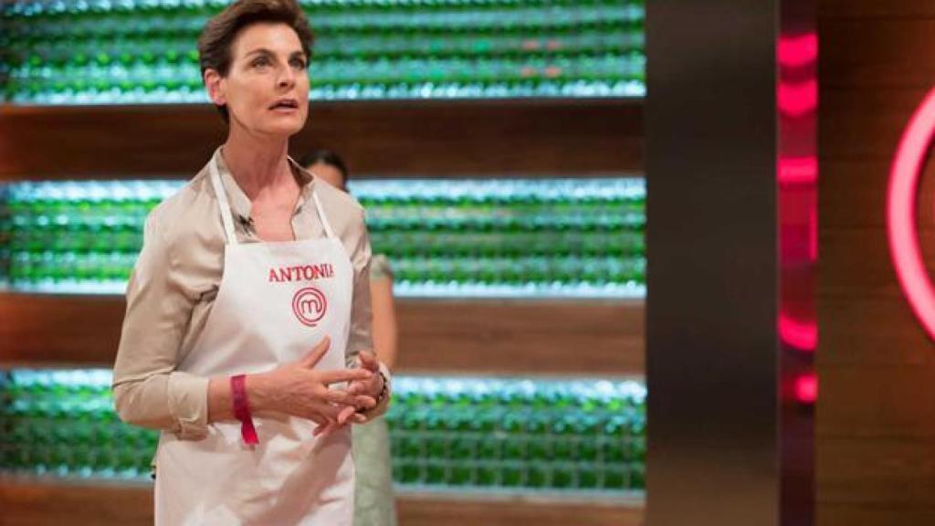 Antonia Dell'Atte en el plató de 'MasterChef'.