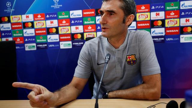 Valverde, en rueda de prensa