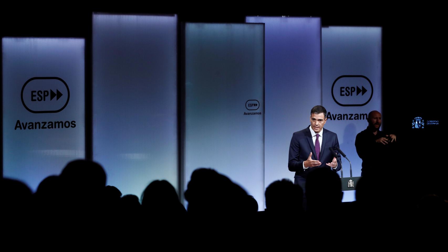 Sánchez, este lunes en la Casa de América.