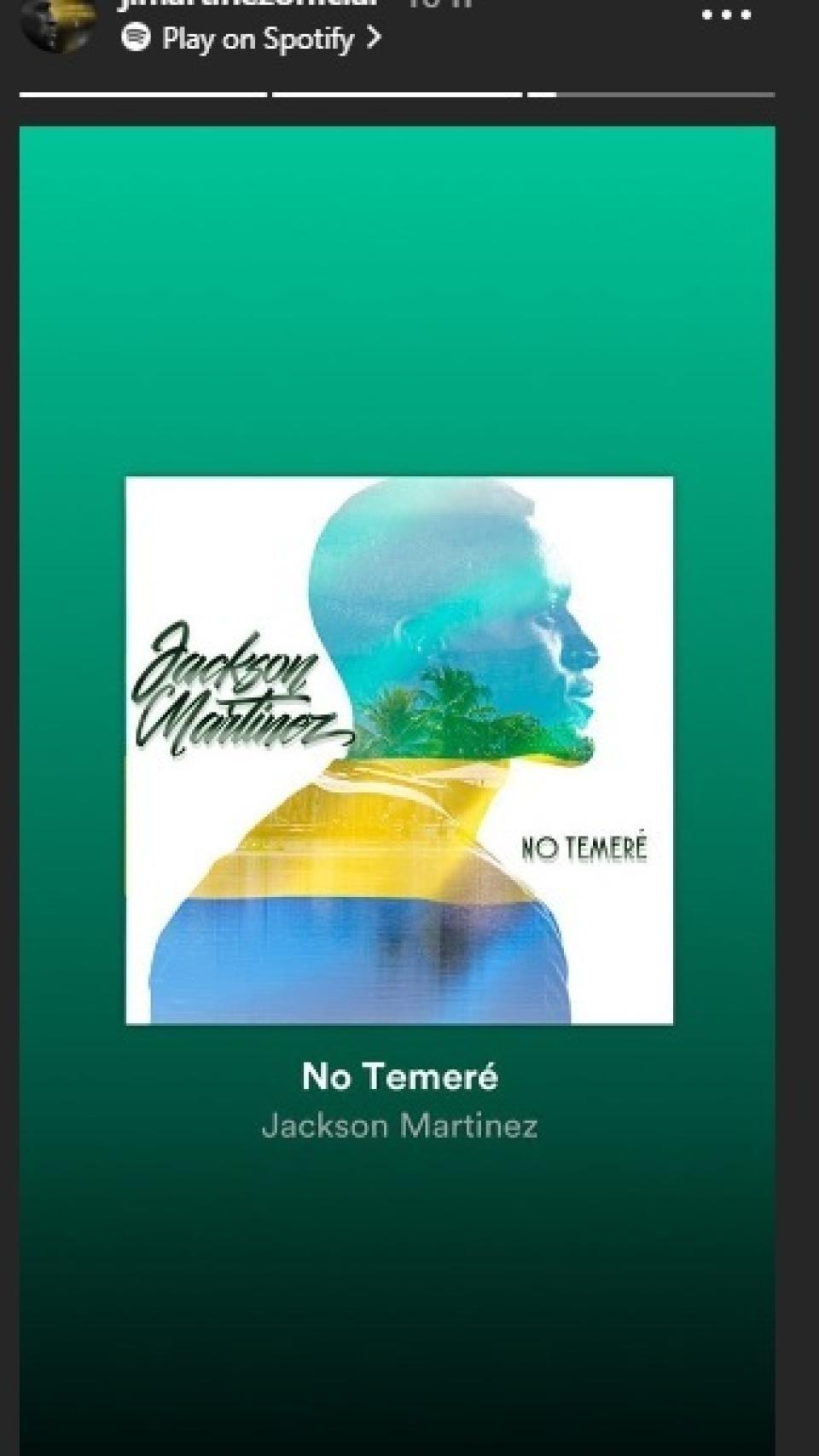 El primer álbum de Jackson Martínez.