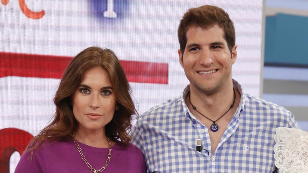 Julián Contreras y Lourdes Montes en la presentación del programa.