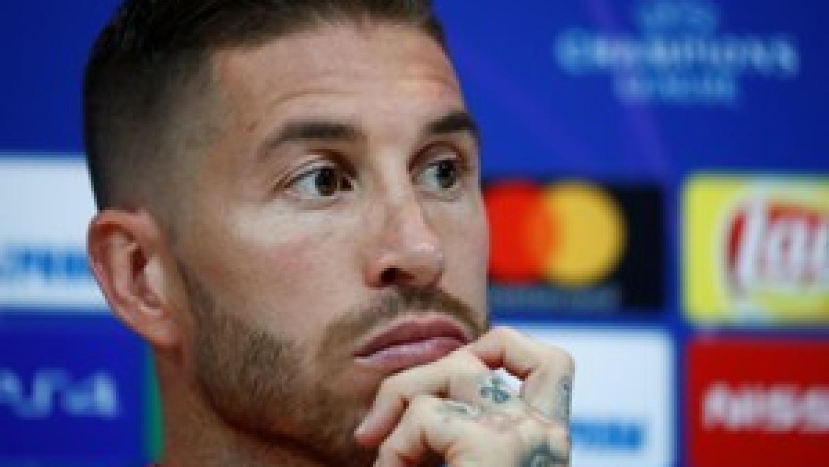 Sergio Ramos en rueda de prensa