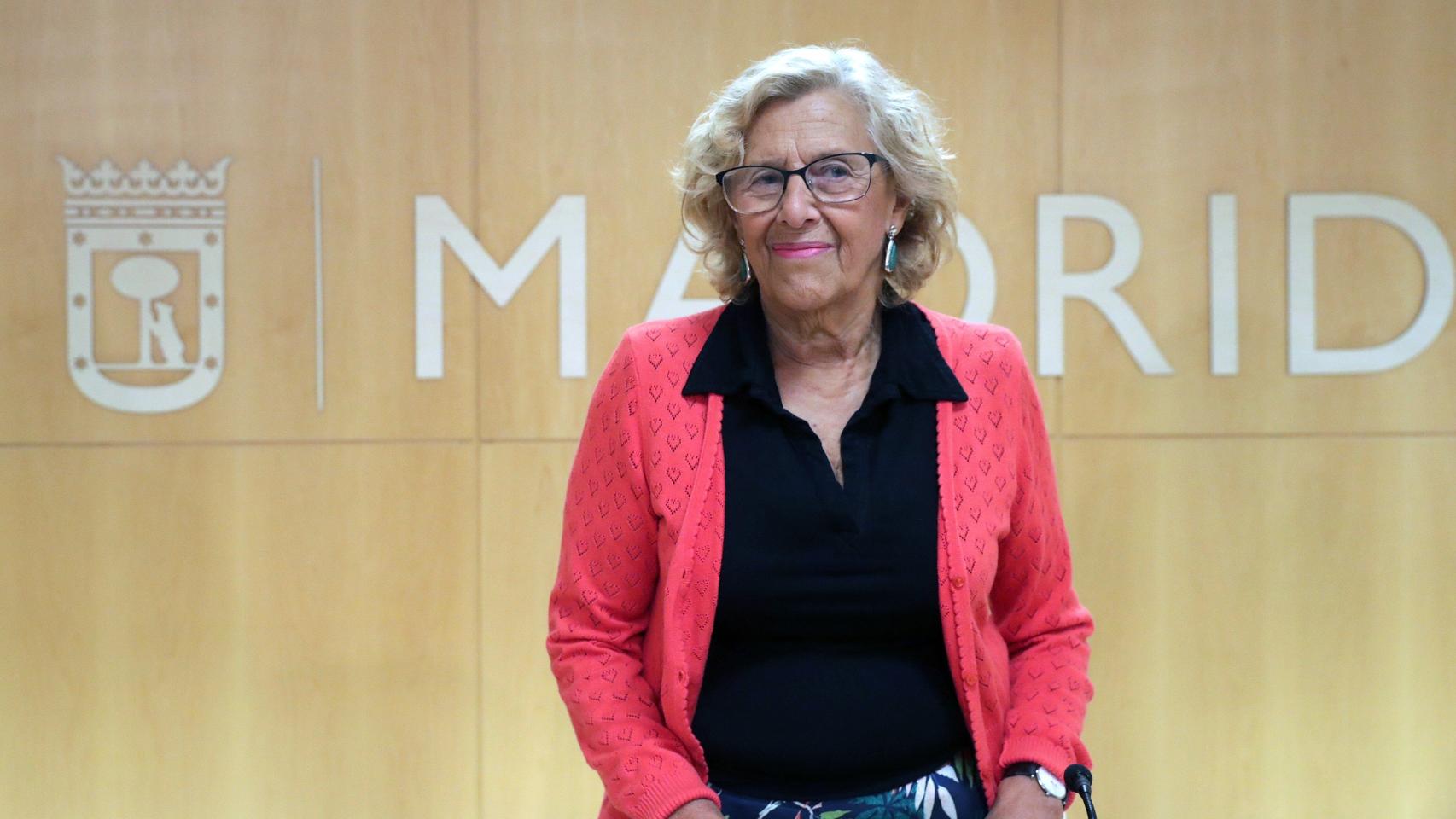 La alcaldesa de Madrid, Manuela Carmena.