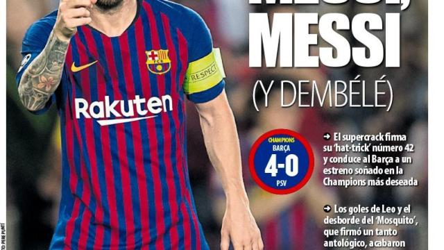 La portada de Mundo Deportivo (19/09/2018)