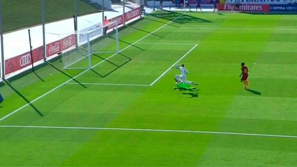 Gol de Fran García con el Juvenil A del Real Madrid en la Youth League