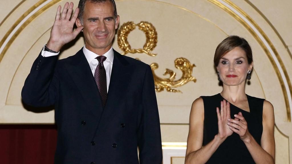 Felipe y Letizia en la inauguración de la temporada del Teatro Real en 2015.