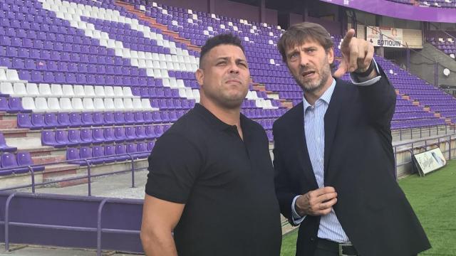 Ronaldo Nazario, en Valladolid