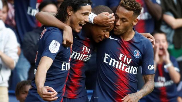 La MCN celebra un gol del PSG