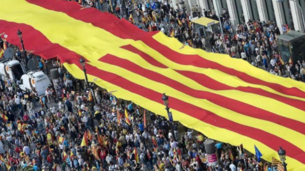 Manifestación en Cataluña.