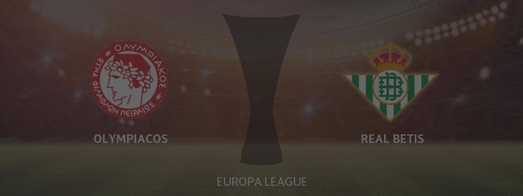 Olympiacos - Real Betis, siga en directo el partido de la Europa League