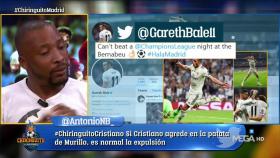 Congo en El Chiringuito. Foto: Twitter (@elchiringuitotv)