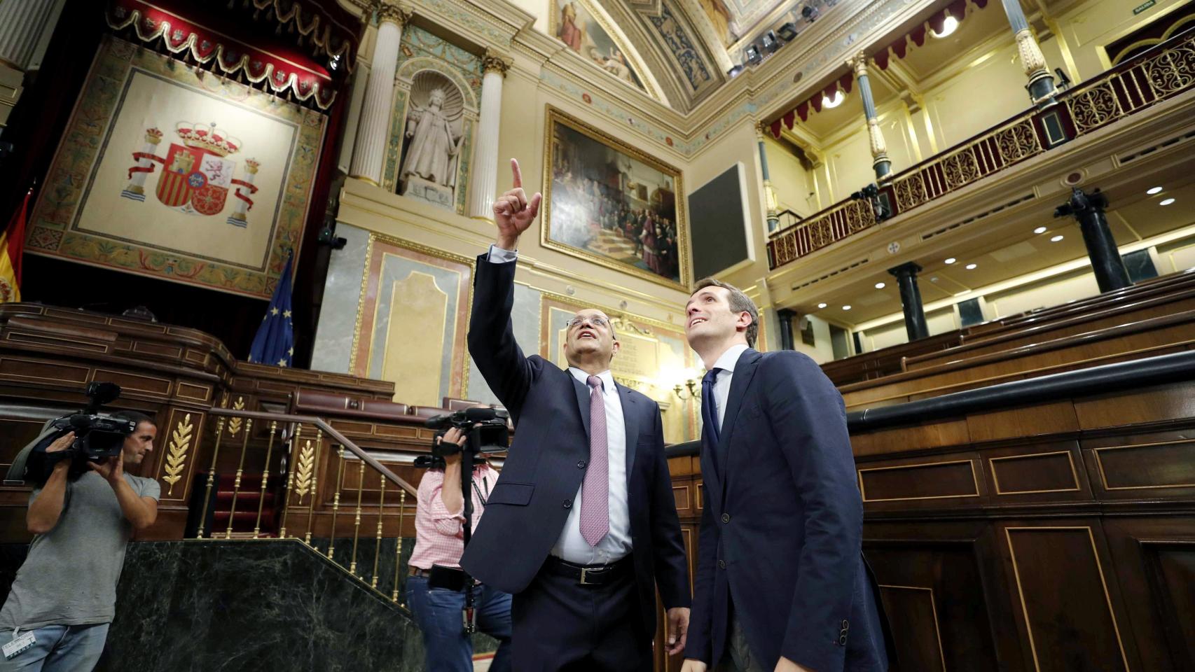 Pablo Casado en el Congreso de los Diputados.