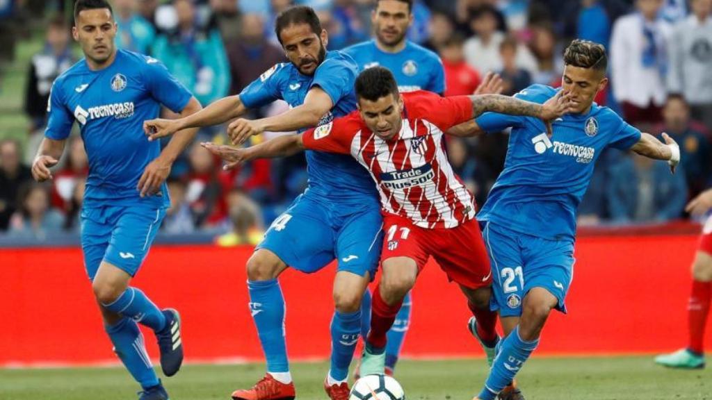 Correa en un partido ante el Getafe