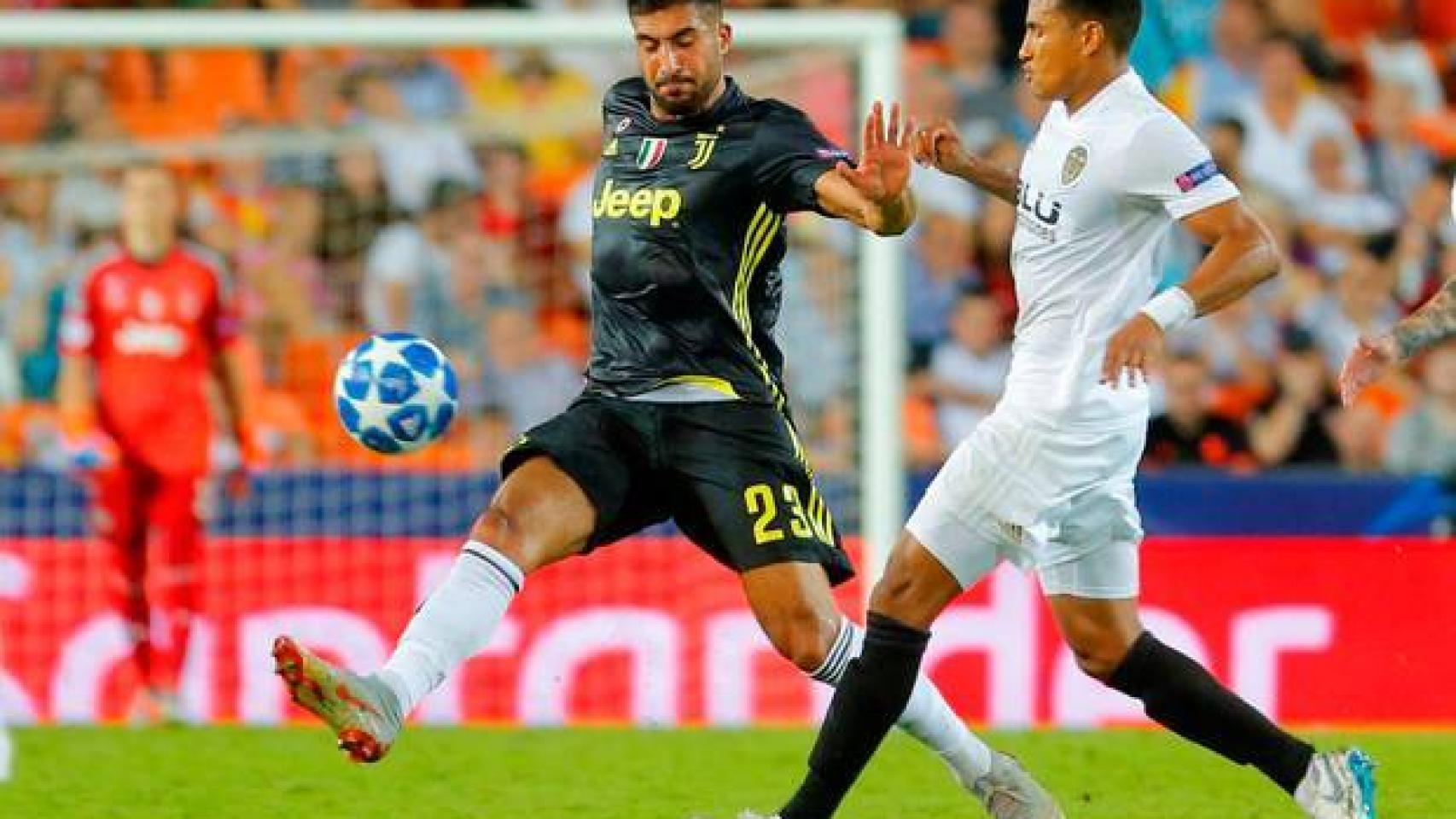 Emre Can, en el partido ante el Valencia.