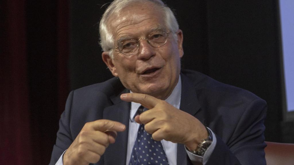 Josep Borrell, en la conferencia en Nueva York.