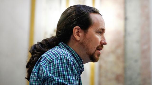 Pablo Iglesias en el Congreso.