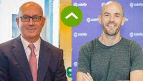 COMO LEONES:  Nuño de la Rosa (El Corte Inglés) y Juan de Antonio (Cabify)