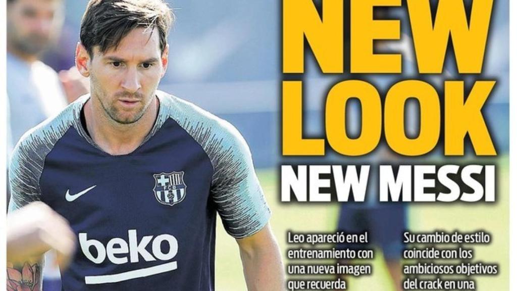 La portada del diario Sport (22/09/2018)