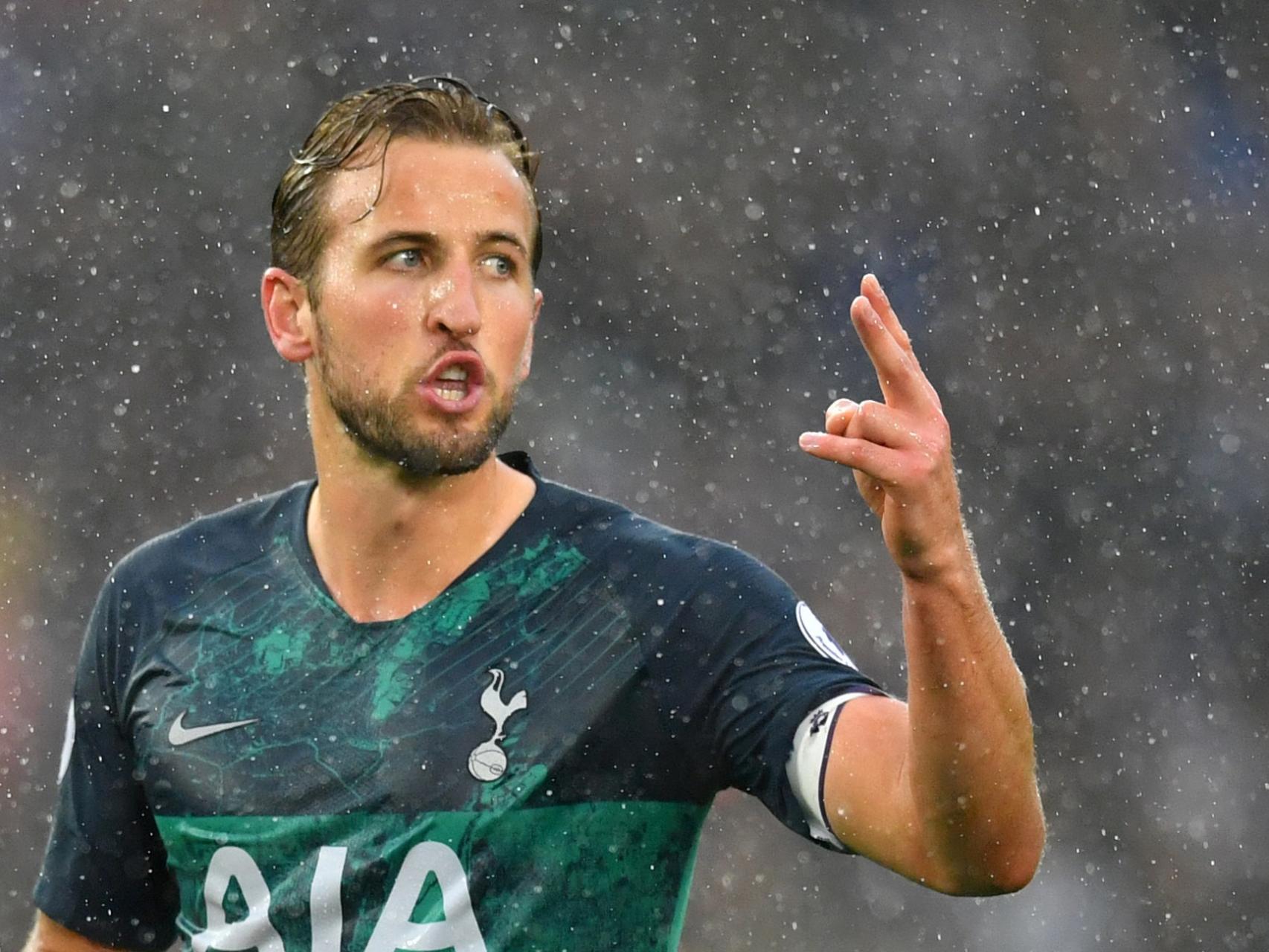 Harry Kane durante el partido del Tottenham ante el Brighton