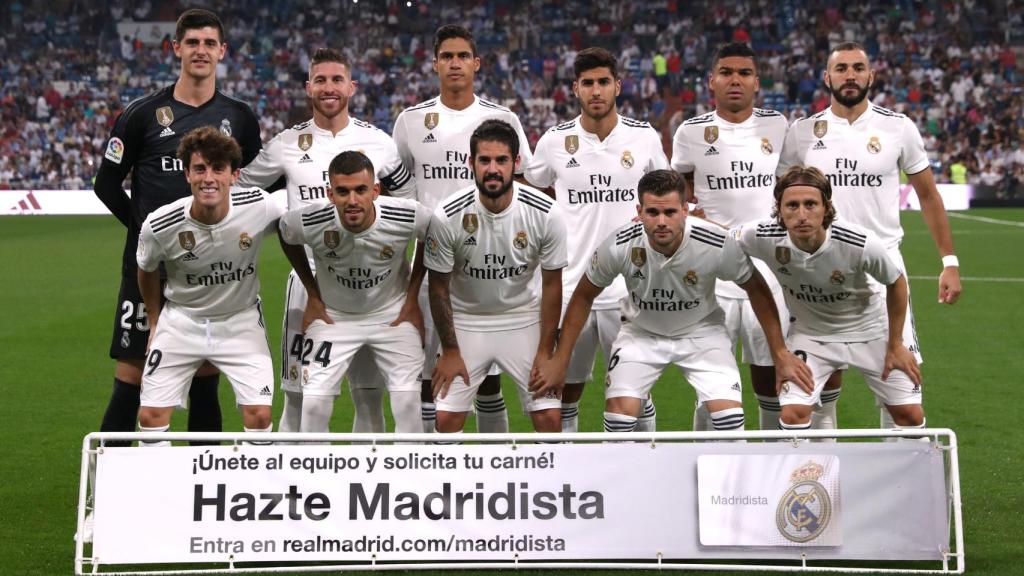 Alineación del Real Madrid ante el Espanyol