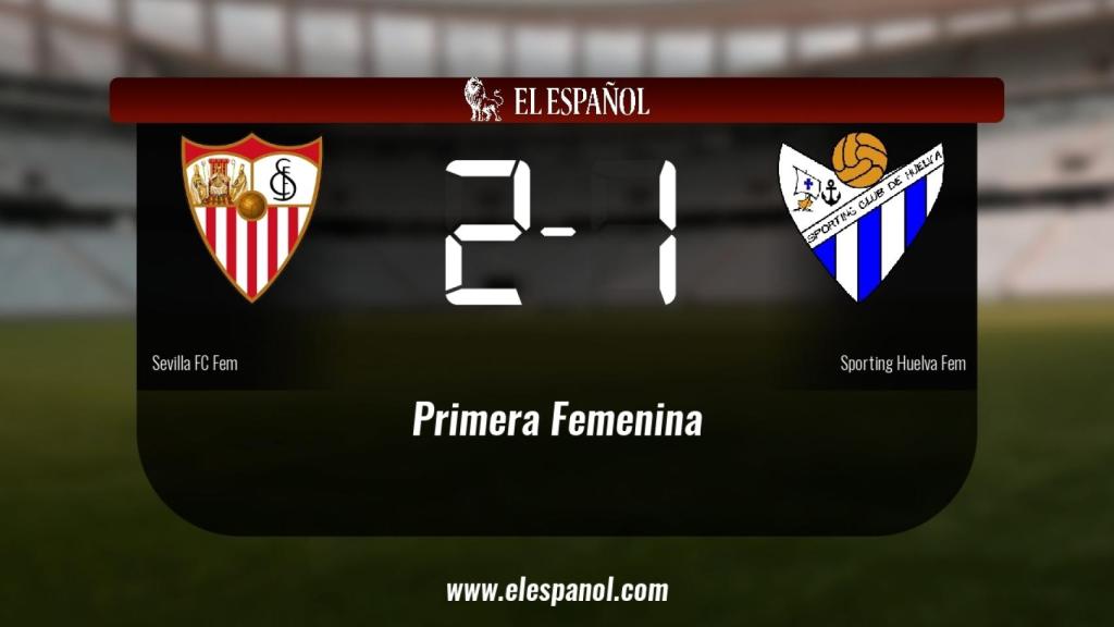 Tres puntos para el equipo local: Sevilla 2-1 Sporting Huelva