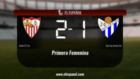 Tres puntos para el equipo local: Sevilla 2-1 Sporting Huelva