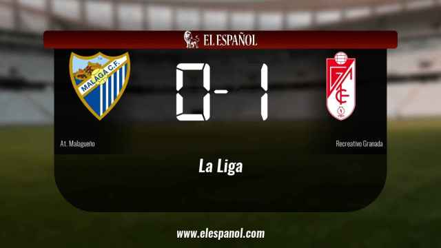 El At. Malagueño cae derrotado frente al Recreativo Granada (0-1)