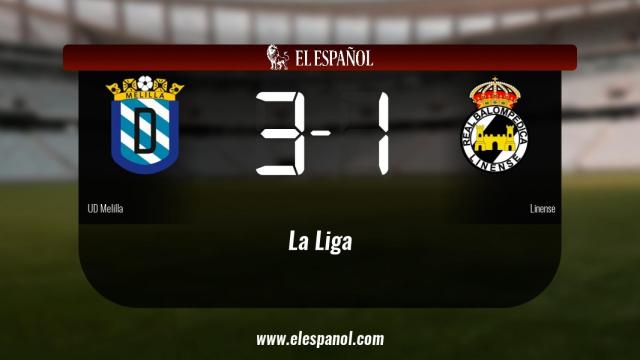 Tres puntos para el equipo local: Melilla 3-1 Linense