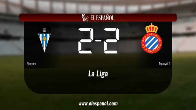 El Alcoyano y el Espanyol B sólo sumaron un punto (2-2)