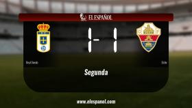 Empate, 1-1, entre el Real Oviedo y el Elche