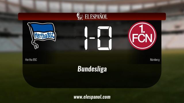 El Hertha BSC ganó en su estadio al Nürnberg