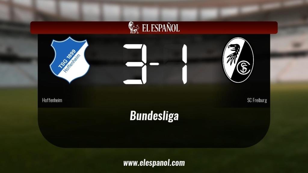 El Hoffenheim ganó en casa al SC Freiburg