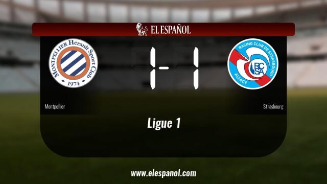 El Strasbourg saca un punto al Montpellier a domicilio 1-1