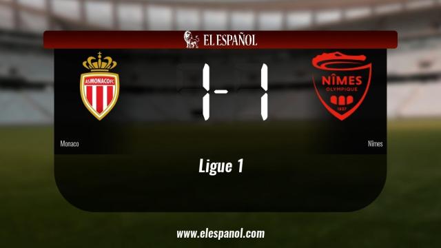 Empate entre Monaco y Nîmes