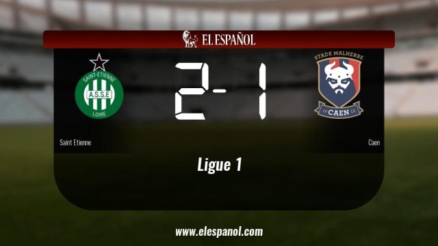 Victoria 2-1 del Saint Etienne frente al Caen