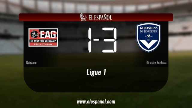 El Girondins Bordeaux vence en el Stade du Roudourou (1-3)