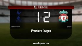 El Liverpool doblegó al Tottenham Hotspur por 1-2