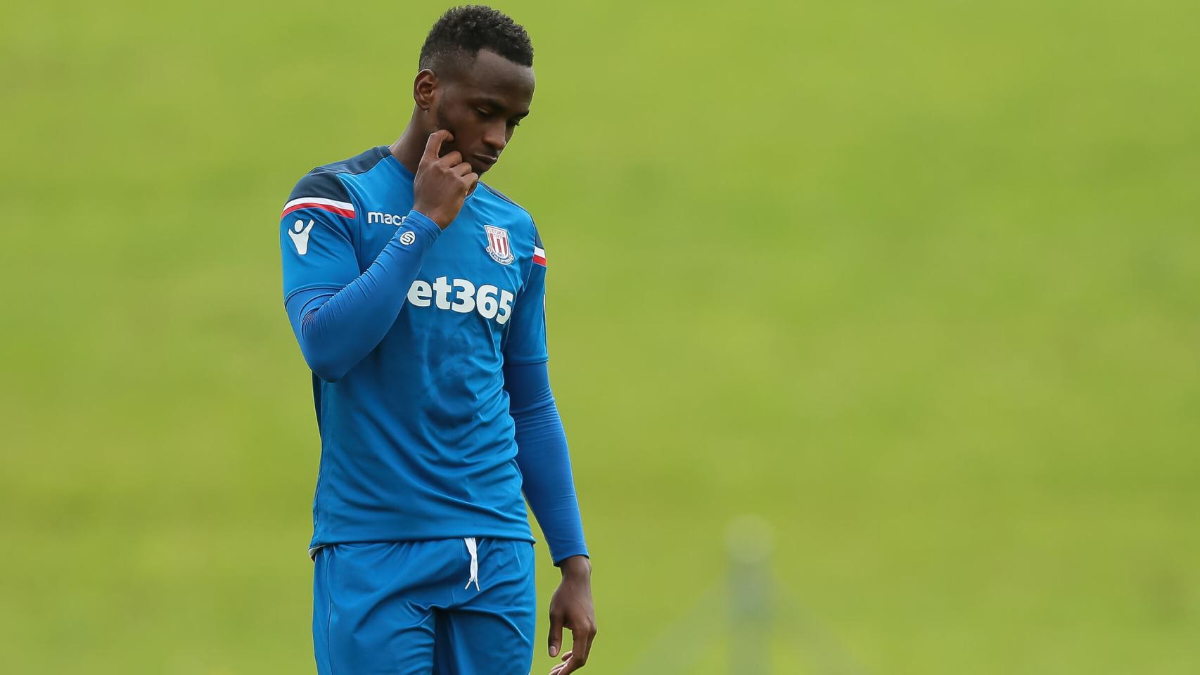 Berahino en un entrenamiento. Foto: stokecityfc.com