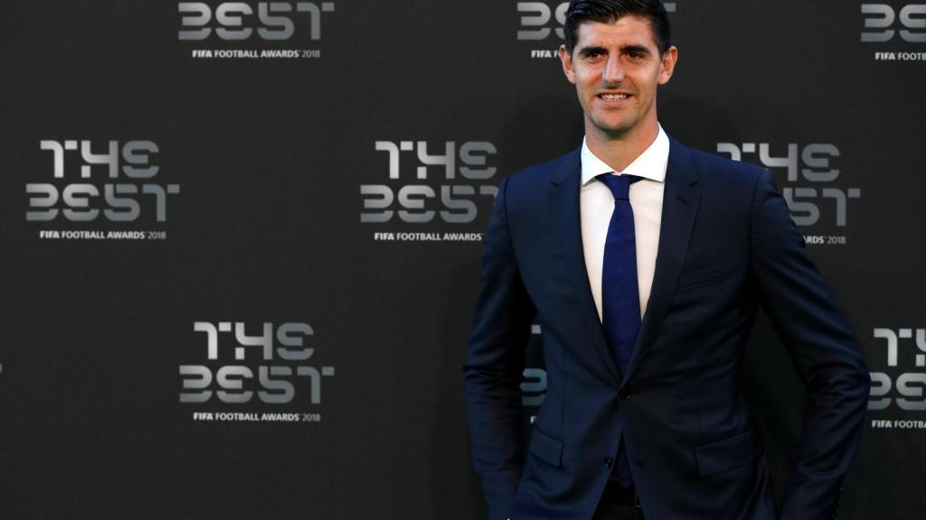 Courtois, en la gala de los The Best de la FIFA