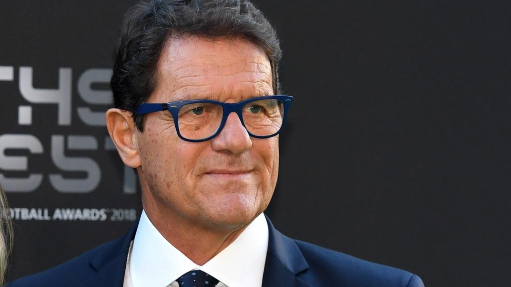 Fabio Capello, junto a su esposa en la gala 'The Best'