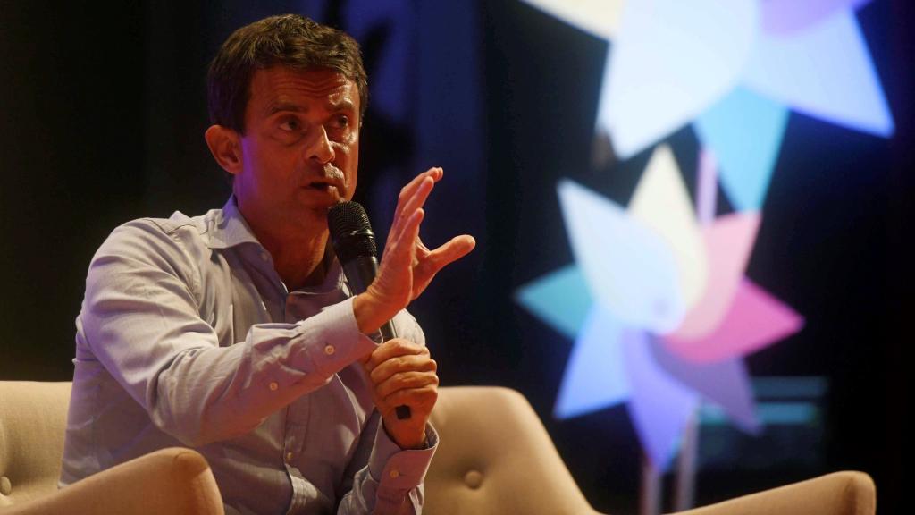 Manuel Valls, durante un coloquio sobre nacionalismos, populismos y crisis de la socialdemocracia, en Córdoba.