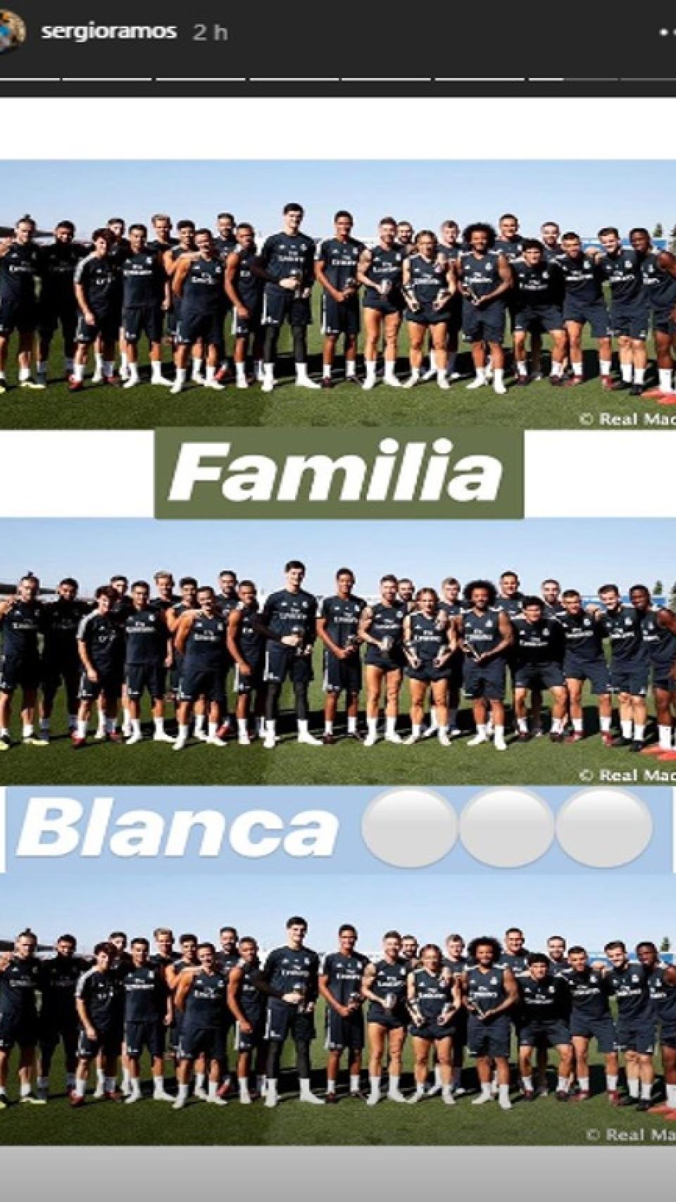 La familia blanca de Sergio Ramos