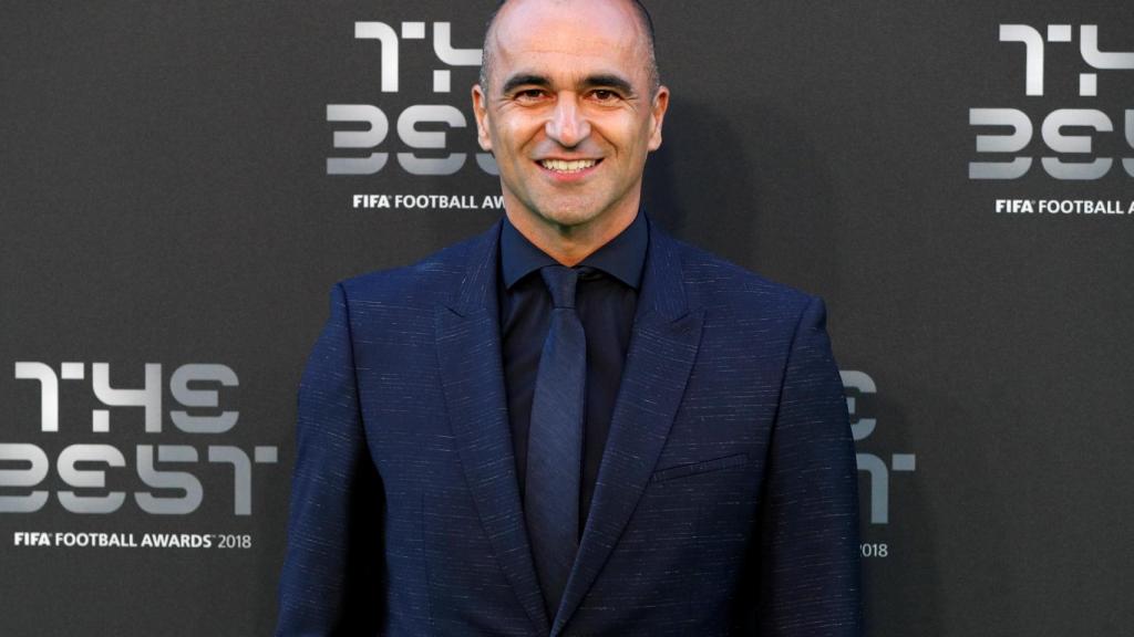 Roberto Martínez en la gala de los Premios The Best